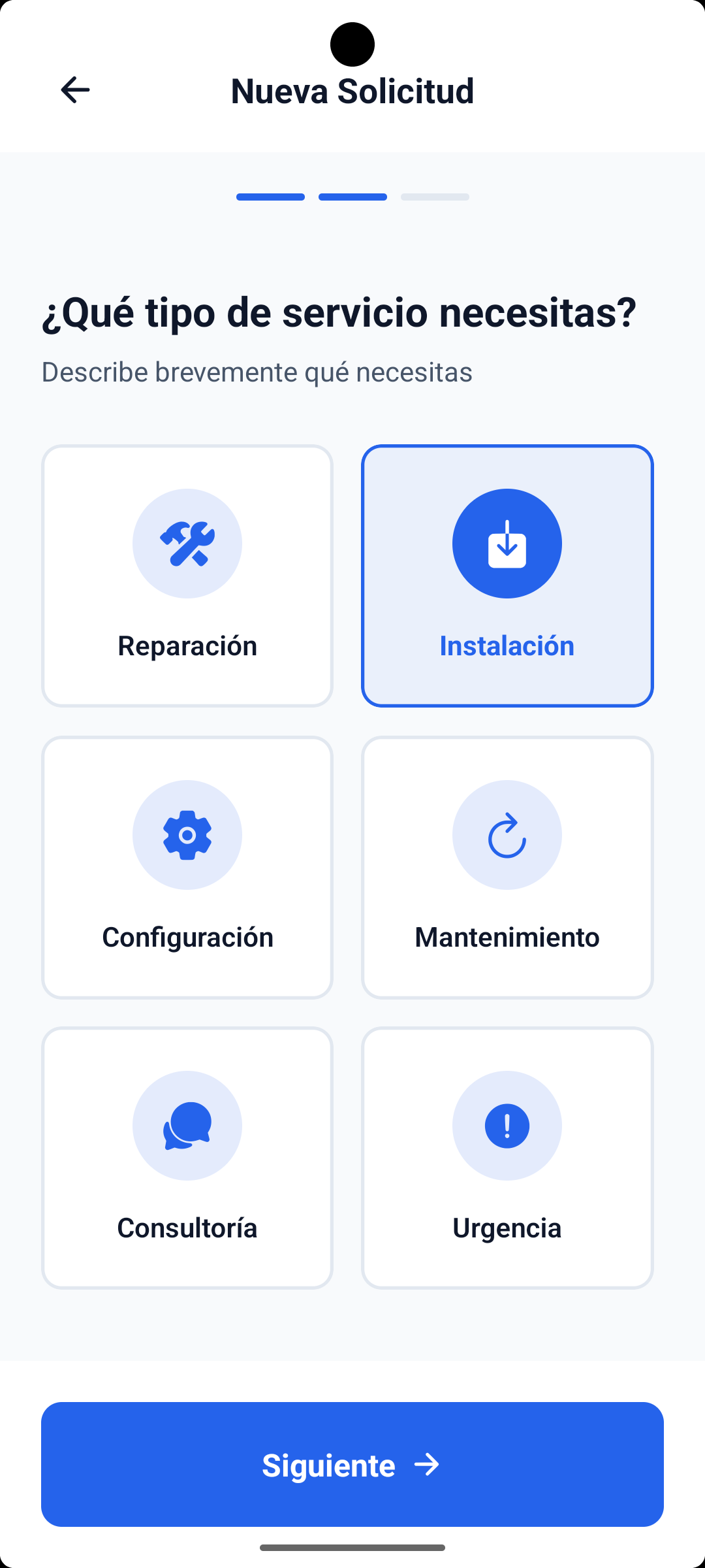 Techonecto App - Servicios